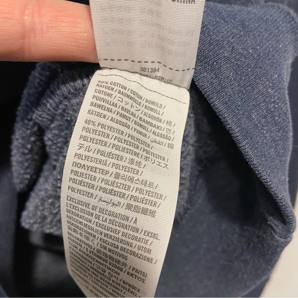 Hollister Blue Surfers Only Crewneck Pullover Sweatshirt Mens XS (Tag Small) - Picture 5 of 5